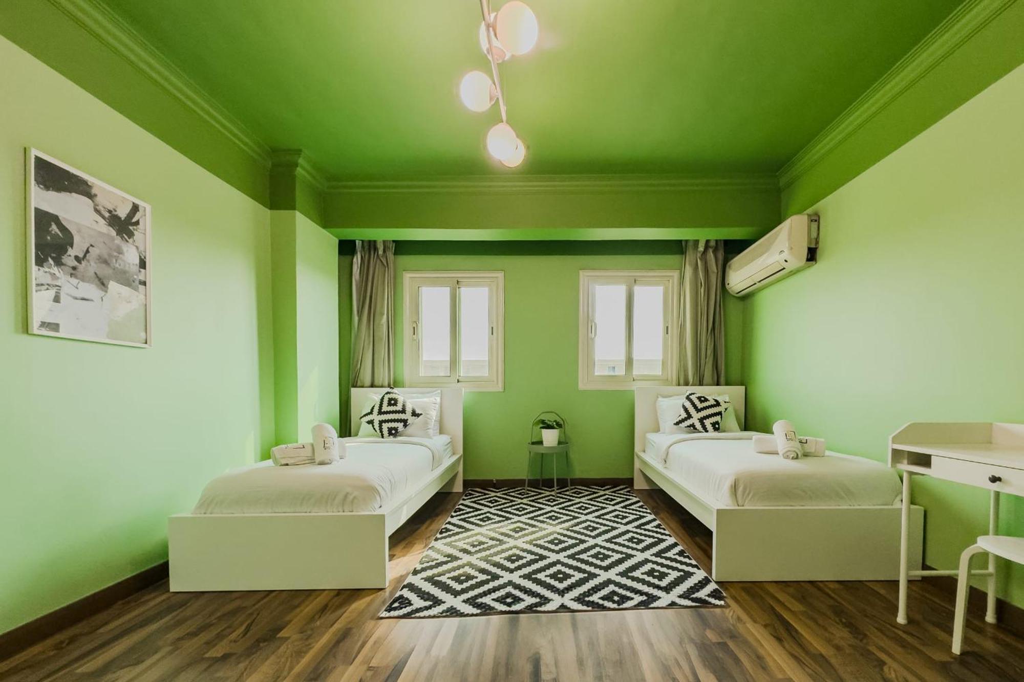 Distinct & Decent 2 Bdr Apt Steps From Nightlife And Airport El El Cairo Exterior foto